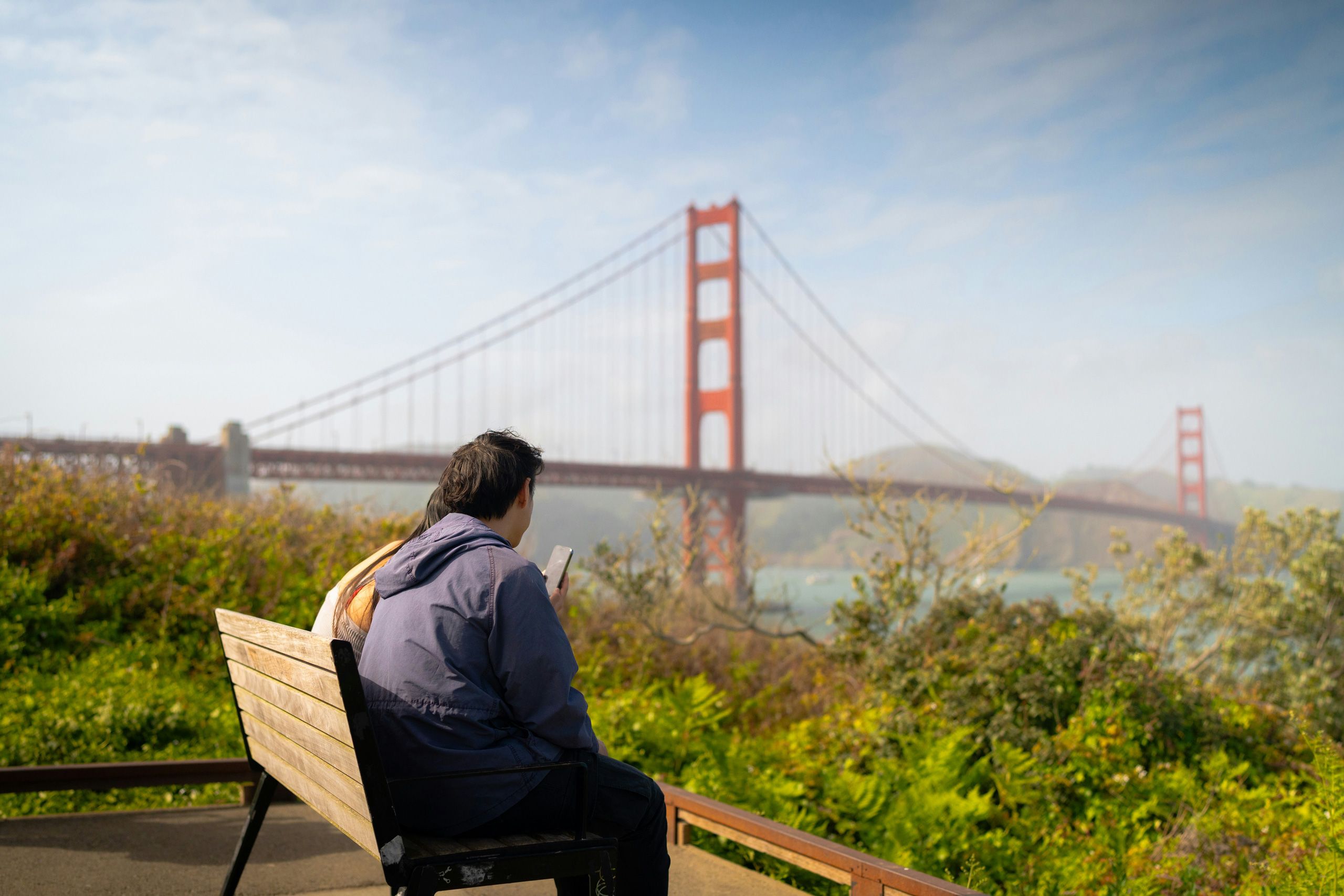 Golden Gate Bridge Vista Point, San Francisco, CA, USA