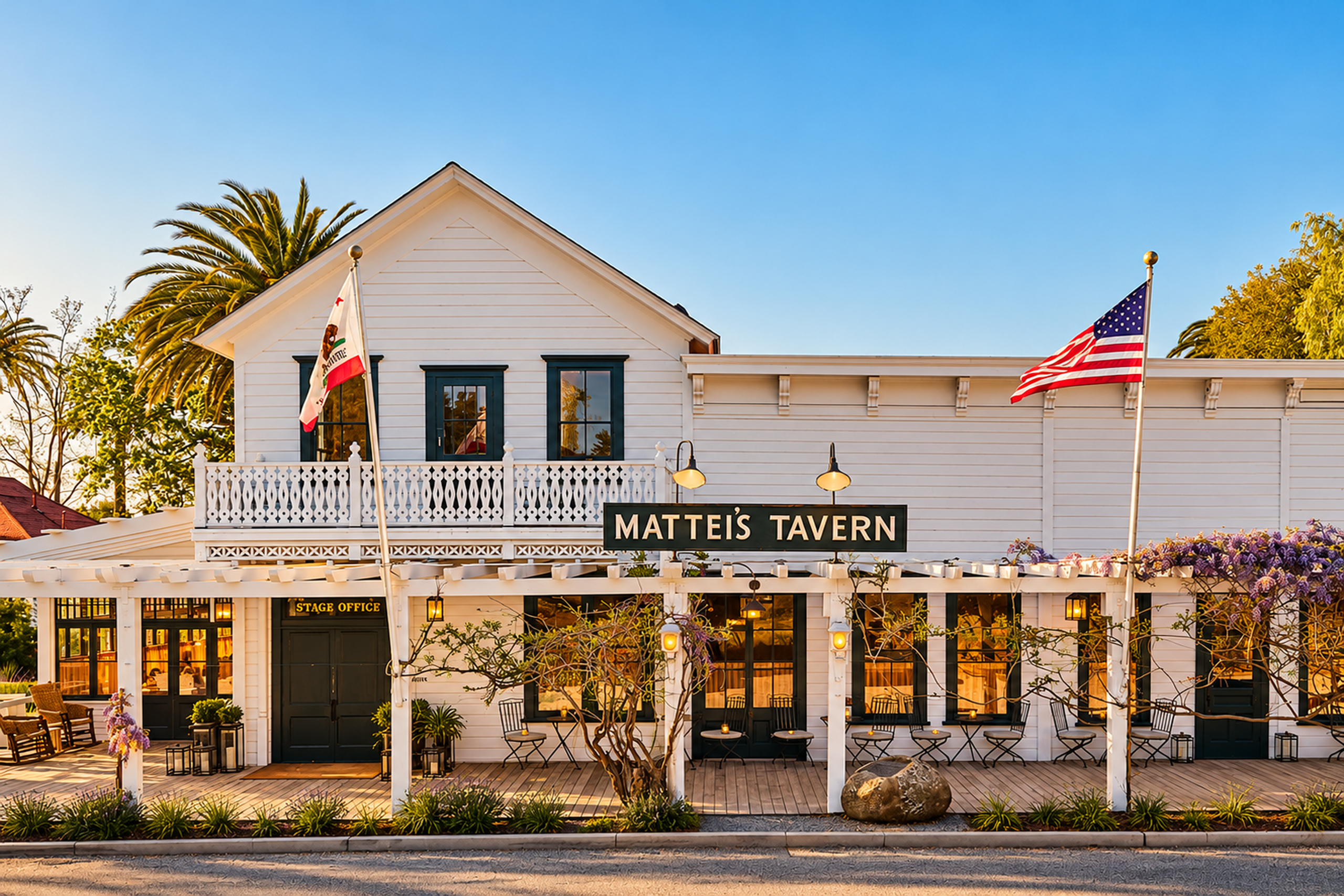The Inn at Mattei's Tavern luxury resort in Los Olivos California
