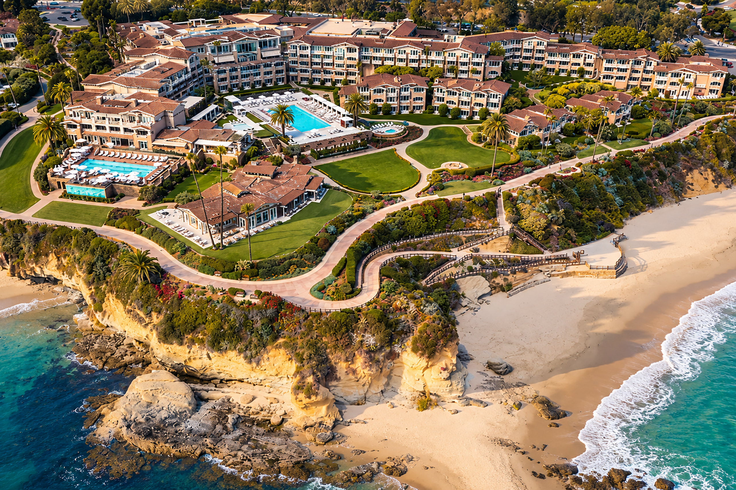 Montage Laguna Beach luxury oceanfront resort in California