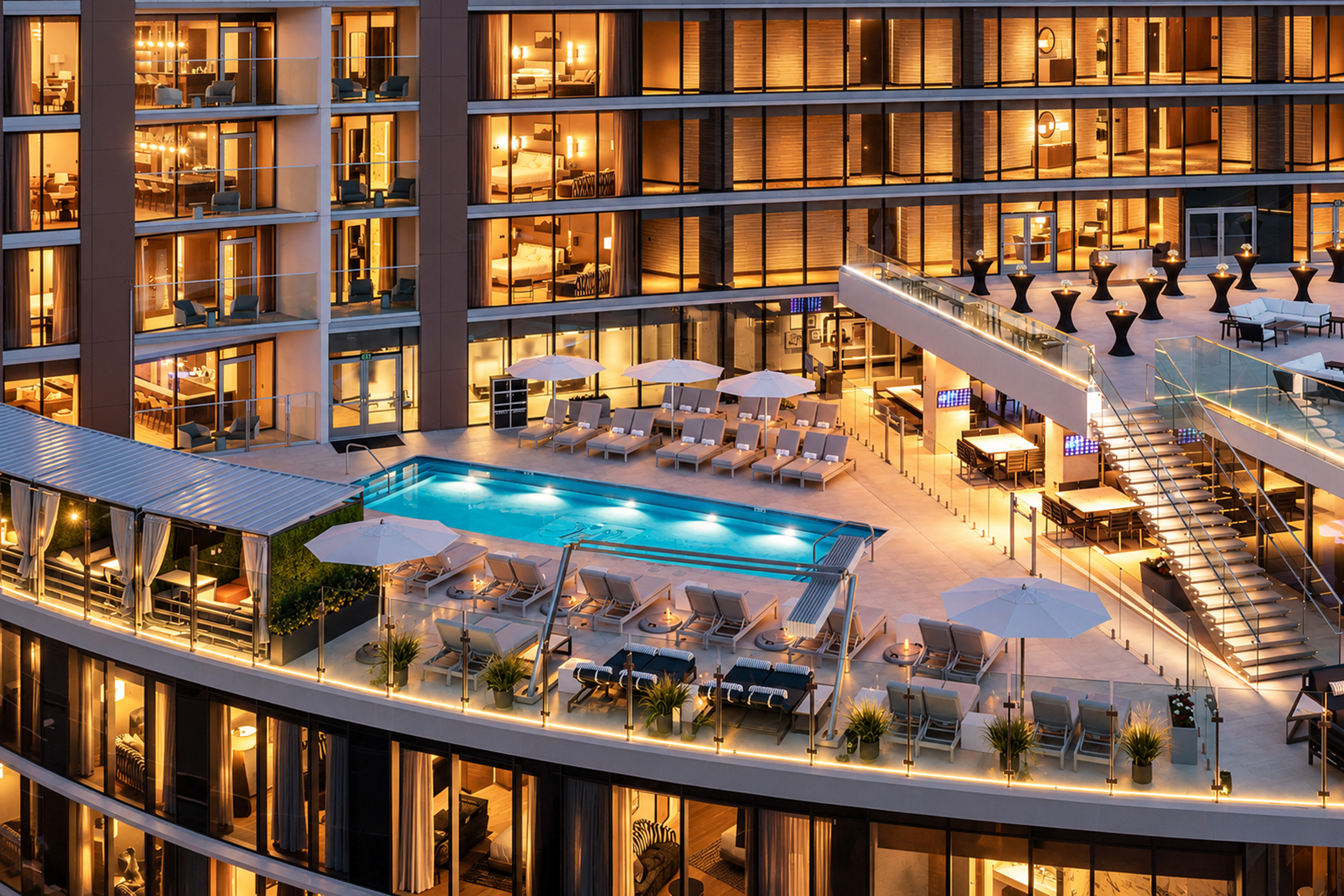Caesars Republic Scottsdale luxury hotel exterior in Scottsdale Arizona